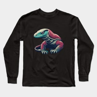 Komodo dragon art Long Sleeve T-Shirt